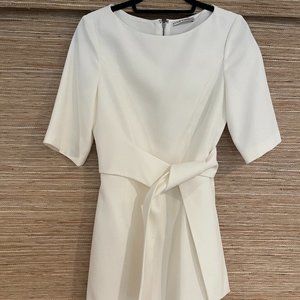 Alice and Olivia white dress